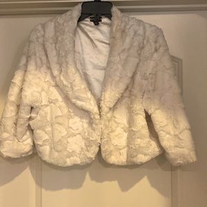 Bolero with silk lining